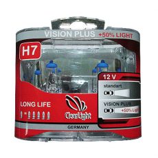 ClearLight H7 12V-55W Vision Plus +50% Light