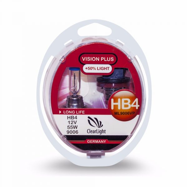 ClearLight HB4 12V-55W Vision Plus +50% Light