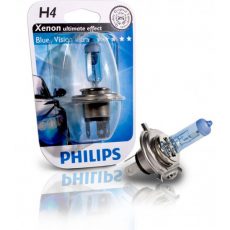 PHILIPS Blue Vision Ultra, 12V,60/55W, H4